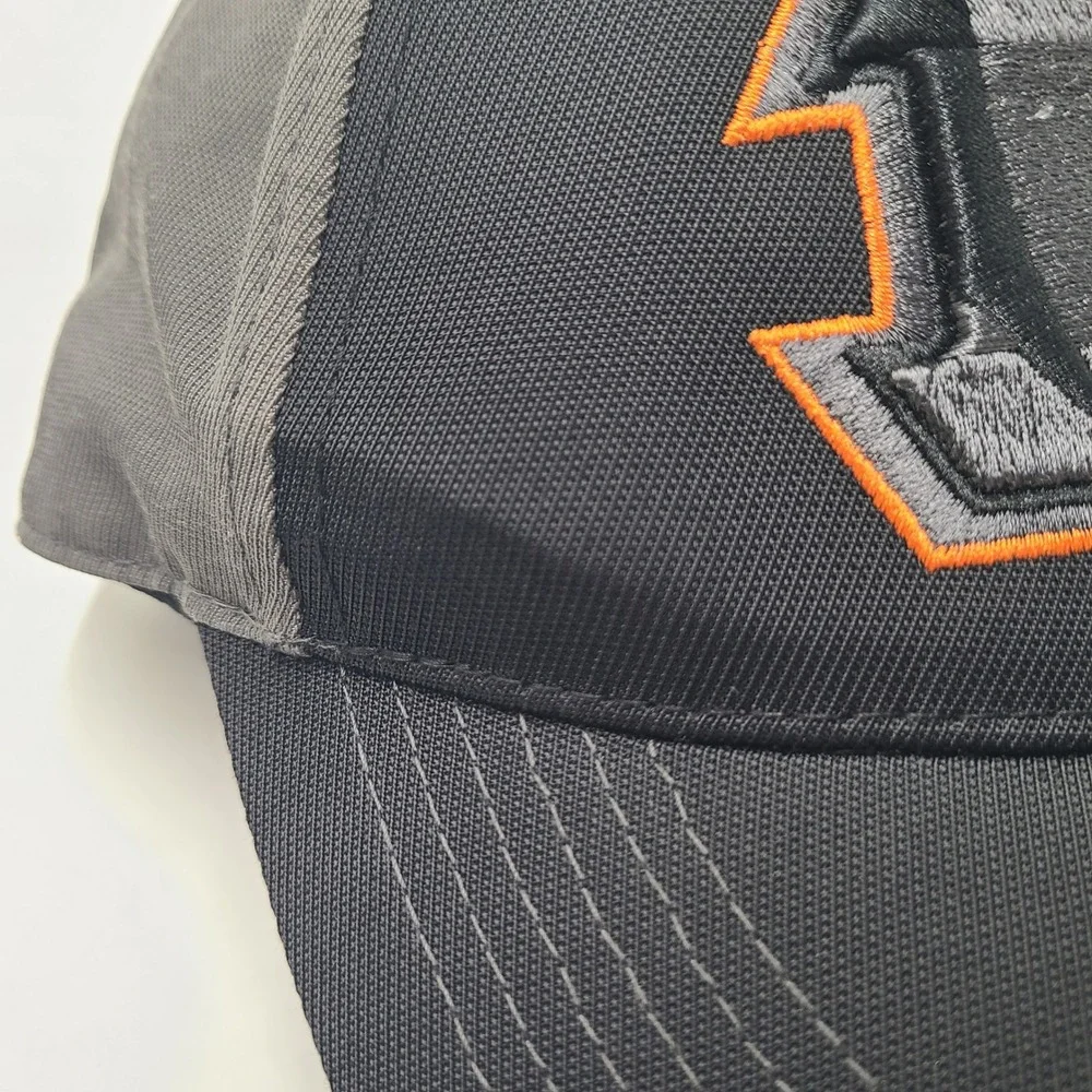 Cincinnati Bengals Hat Adjustable NFL Team Apparel Black Gray NFL Nylon Blend